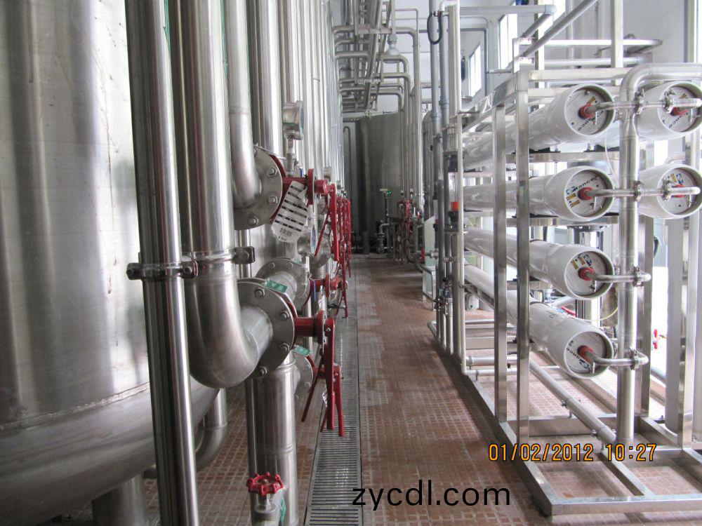 飲(yin)料廠20m3ph純水(shui)係(xi)統(tong)